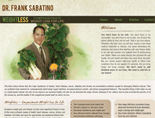 Tablet Screenshot of drfsabatino.com